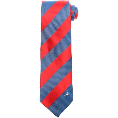 Men's Atlanta Braves Regiment Woven Silk Tie