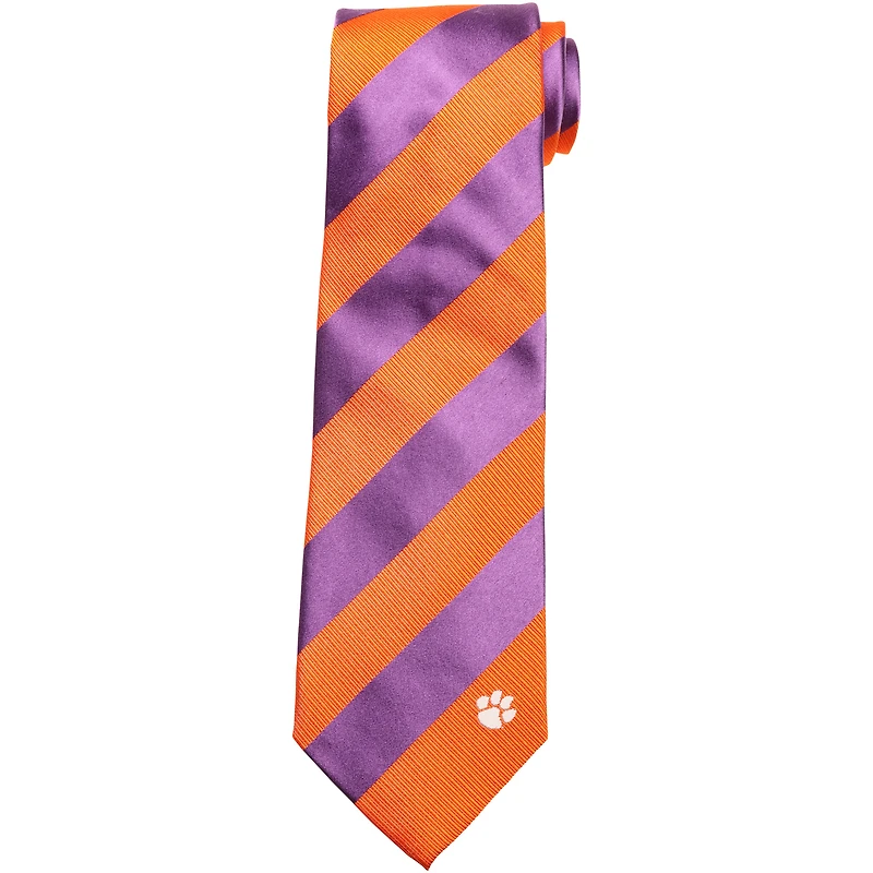 Men's Clemson Tigers Regiment Woven Silk Tie