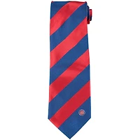 Men's Chicago Cubs Regiment Woven Silk Tie