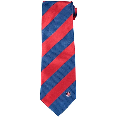 Men's Chicago Cubs Regiment Woven Silk Tie
