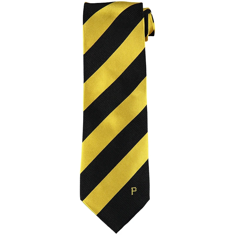 Men's Pittsburgh Pirates Regiment Woven Silk Tie