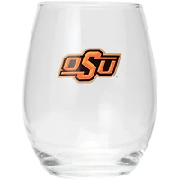 Oklahoma State Cowboys 15oz. Stemless Wine Glass