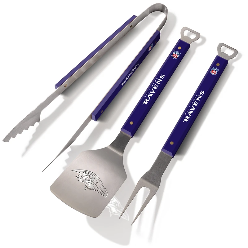 Baltimore Ravens Spirit Series 3-Piece BBQ Set