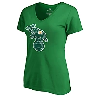 Women's Kelly Green Athletics Cooperstown Collection Forbes T-Shirt