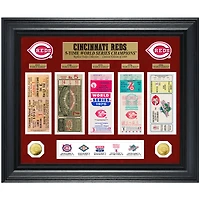 Highland Mint Cincinnati Reds 24" x 20" 5-Time World Series Champions Deluxe Coin & Ticket Collection Photo Mint