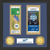 Highland Mint Kansas City Royals 13" x 13" World Series Ticket Collection