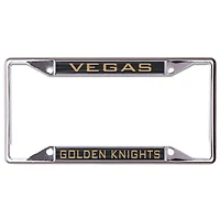 WinCraft Black Vegas Golden Knights Inlaid License Plate Frame