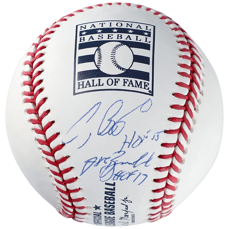 Jeff Bagwell Craig Biggio Houston Astros Autographed Baseball with HOF Inscriptions