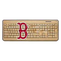 Boston Red Sox Wood Print Wireless USB Keyboard