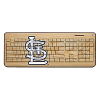 St. Louis Cardinals Wood Print Wireless USB Keyboard