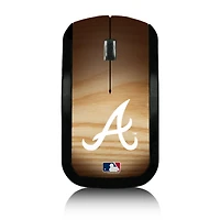 Atlanta Braves Wood Print Wireless USB Mouse