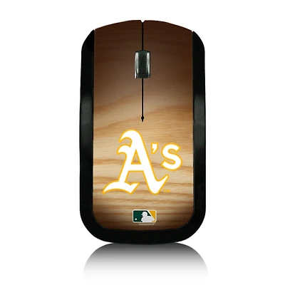 Athletics Wood Print Wireless USB Mouse