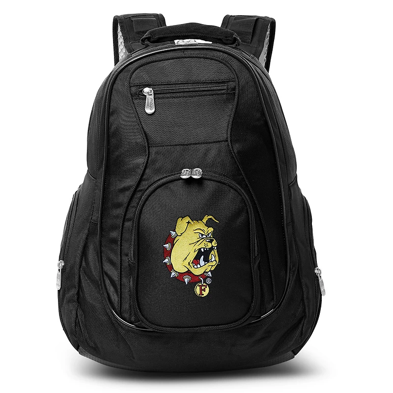 MOJO Black Ferris State Bulldogs 19'' Laptop Travel Backpack