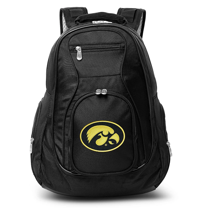 MOJO Black Iowa Hawkeyes 19'' Laptop Travel Backpack