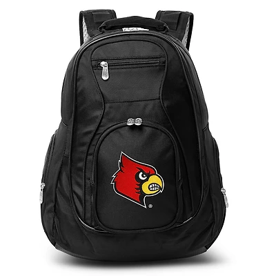 MOJO Black Louisville Cardinals 19'' Laptop Travel Backpack