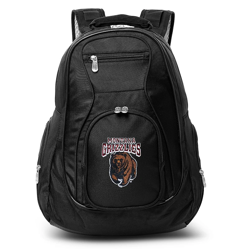 MOJO Black Montana Grizzlies 19'' Laptop Travel Backpack