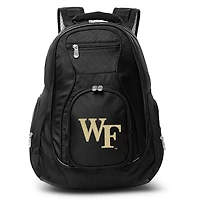 MOJO Black Wake Forest Demon Deacons 19'' Laptop Travel Backpack