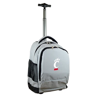 Gray Cincinnati Bearcats 19'' Premium Wheeled Backpack