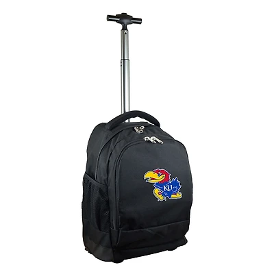 Kansas Jayhawks 19'' Premium Wheeled Backpack