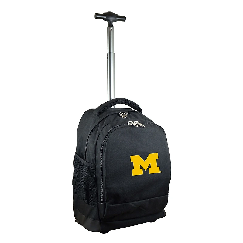 Michigan Wolverines 19'' Premium Wheeled Backpack