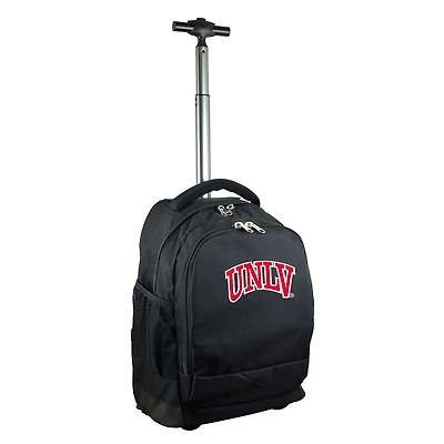 Black UNLV Rebels 19'' Premium Wheeled Backpack