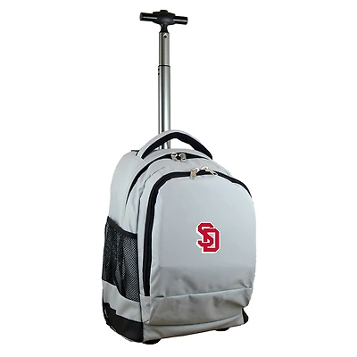 Gray South Dakota Coyotes 19'' Premium Wheeled Backpack