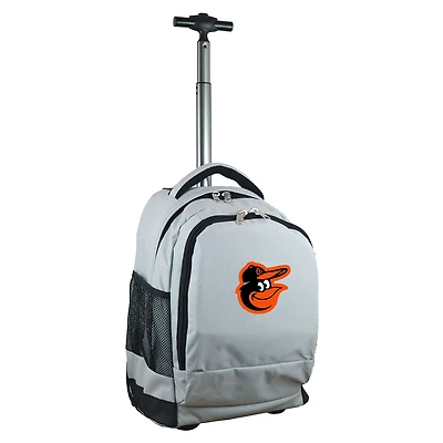 Gray Baltimore Orioles 19'' Premium Wheeled Backpack