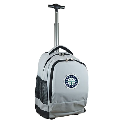 Gray Seattle Mariners 19'' Premium Wheeled Backpack