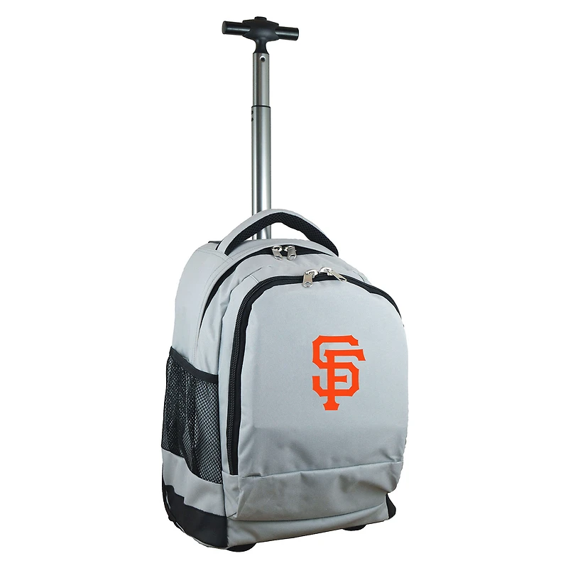 Gray San Francisco Giants 19'' Premium Wheeled Backpack