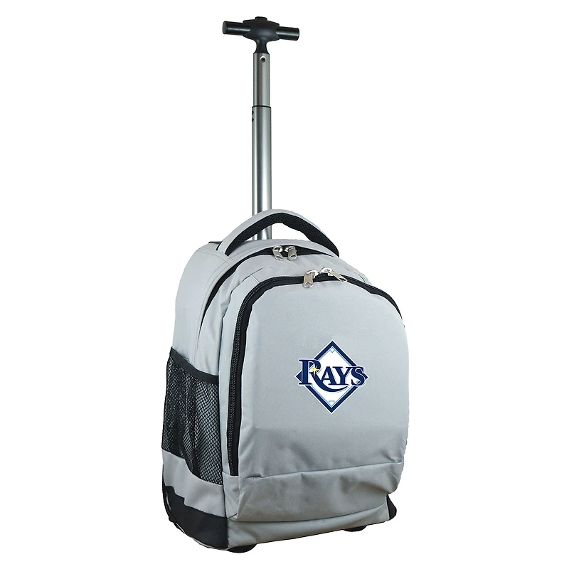Gray Tampa Bay Rays 19'' Premium Wheeled Backpack