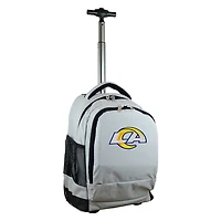 MOJO Gray Los Angeles Rams 19'' Premium Wheeled Backpack