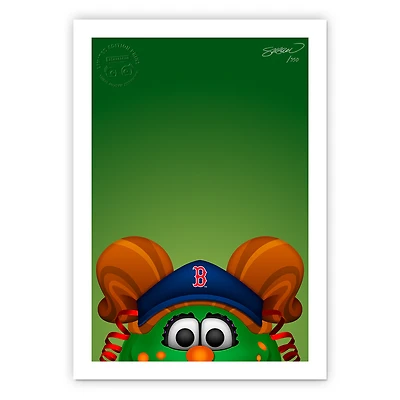 Boston Red Sox 24" x 32" Minimalist Art Giclee
