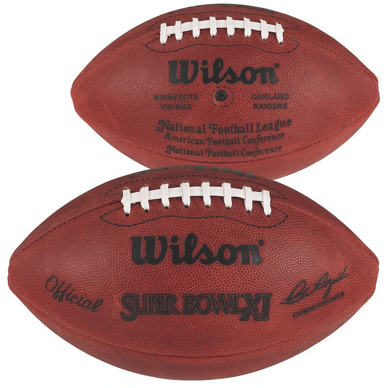 Super Bowl XI Wilson Official Game Football
