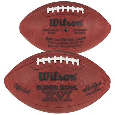 Super Bowl XVI Wilson Official Game Football
