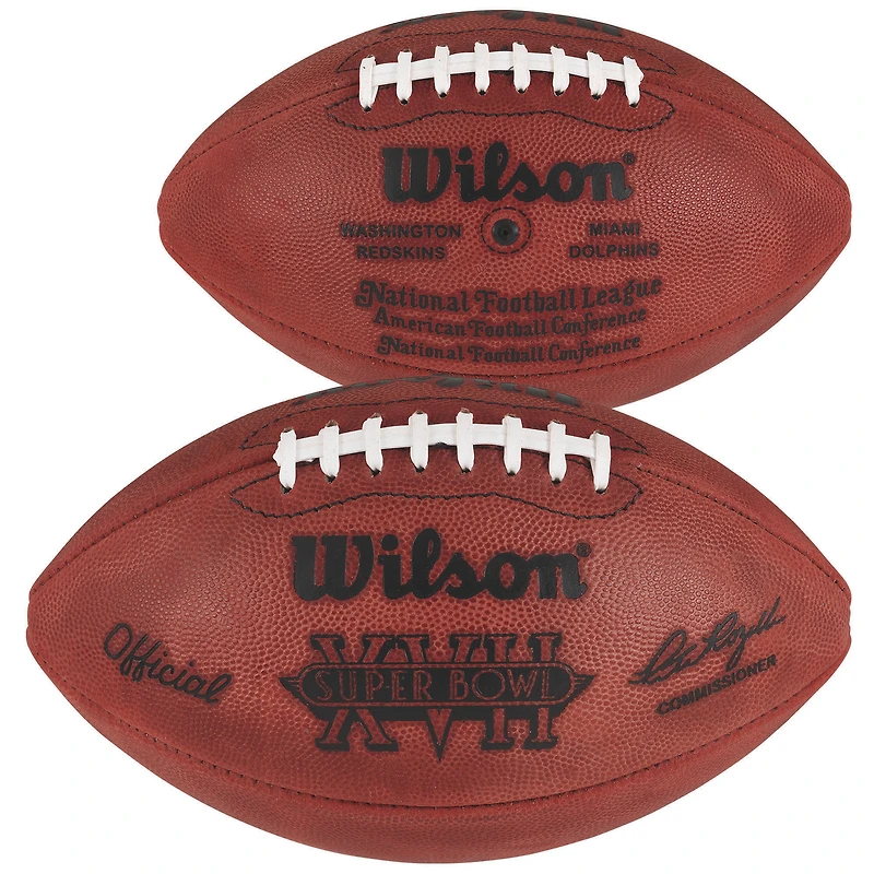 Super Bowl XVII Wilson Official Game Football