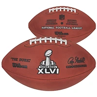 Super Bowl XLVI Wilson Official Game Football