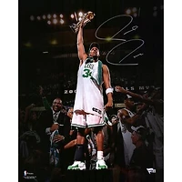 Paul Pierce Boston Celtics Autographed 16" x 20" Holding Trophy Photograph