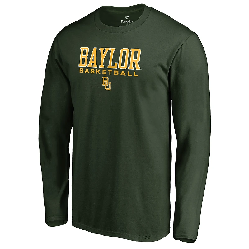 Men's Green Baylor Bears Team Unity Basketball Long Sleeve T-Shirt