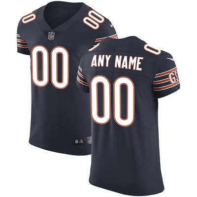 Men's Nike Navy Chicago Bears Vapor Untouchable Custom Elite Jersey