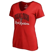 Women's Red Texas Tech Red Raiders Victory Script T-Shirt