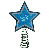 Detroit Lions Mosaic Tree Topper