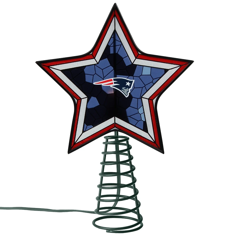 New England Patriots Mosaic Tree Topper