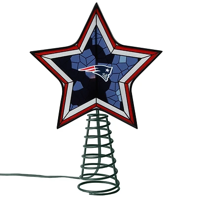 New England Patriots Mosaic Tree Topper