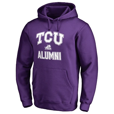 Men's Purple TCU Horned Frogs Team Alumni Pullover Hoodie