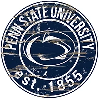 Penn State Nittany Lions 23.5" Distressed Round Sign