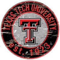 Texas Tech Red Raiders 23.5" Distressed Round Sign