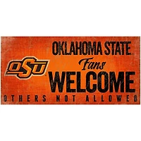 Oklahoma State Cowboys 6" x 12" Fans Welcome Sign