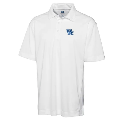 Men's Cutter & Buck White Kentucky Wildcats Big & Tall DryTec Genre Polo