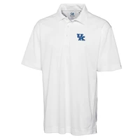 Men's Cutter & Buck White Kentucky Wildcats Big & Tall DryTec Genre Polo