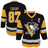 Toddler Sidney Crosby Black Pittsburgh Penguins Replica Player Jersey